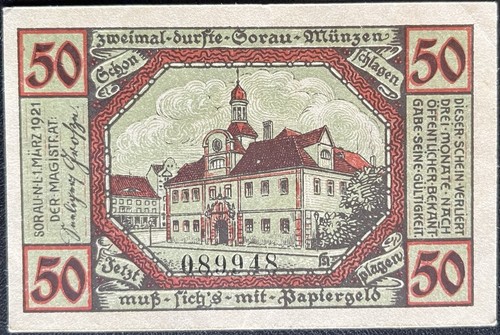 Pfennig sorau 1921 - 50,