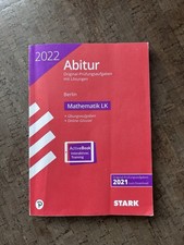 STARK Abiturprüfung Berlin 2022 Mathematik LK Leistungskurs Prüfungsaufgaben+Lsg