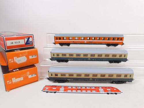 Lima 3x personenwagen - h0,