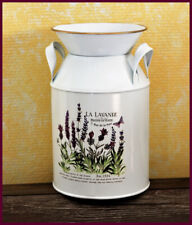 Deko Milchkanne Metall weiss