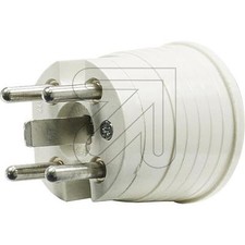 Kraftsteckgeräte Perilex-Zentralstecker 16A weiß Duroplast 