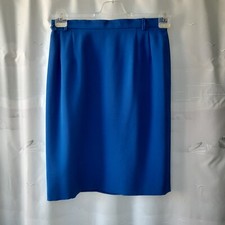 NEU **TREVIRA** Damen Rock KGr 20 Royal Blau Stoffmix Bundweite-39 cm