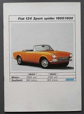 Prospekt  Fiat 124 Sport