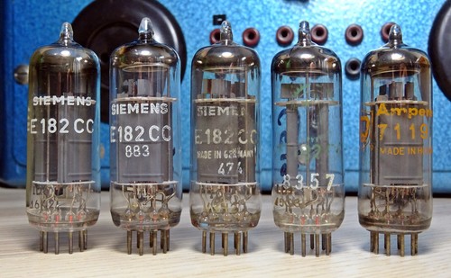 Konvolut röhre e182cc - 5x,