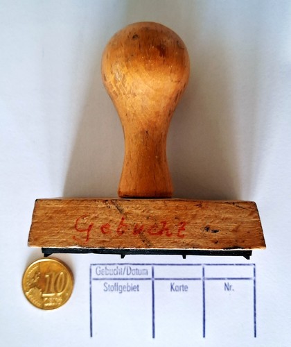 Alter ddr stempel - (s151),