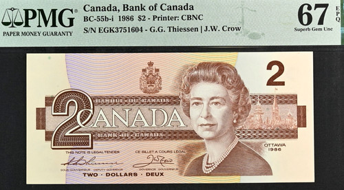 Bank canada schein - 2,