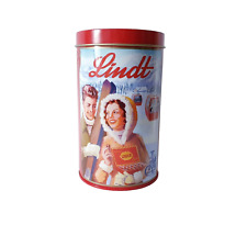 Lindt Lindor Blechdose Metalldose Vintage Retro Weihnachtsmotiv Wintermotiv leer