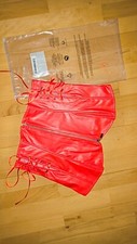 Corsage Korsett Corsett rot Gr. XL 44 NEU Optik Schnürrung