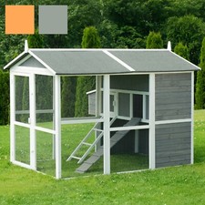 Hühnerstall Hühnervoliere Hühner Haus Eiablage Hühnerkäfig Käfig Kleintier Stall