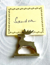 Tischkartenhalter Weihnachten versilbert