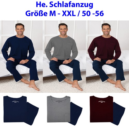 Nachtwäsche pyjama - he.,