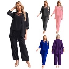 Hosenanzug Damen Chiffon