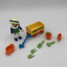 Playmobil 4755 Mädchen mit Bollerwagen Sandkasten Spielsachen - Gebraucht