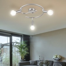 Decken Leuchte Arbeitszimmer Draht Geflecht Kugel Büro Lampe Rondell Big Light