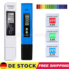 Digital Tester PH+TDS EC Wassertest Meter Messgerät Leitwertmessgerät 0-9990ppm
