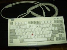 IBM Space Saver Keyboard Model M4-1 pn 84H8503 mit Trackpoint - Vintage PS2