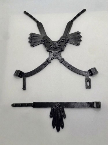 Vintage custom black skeletor - black,