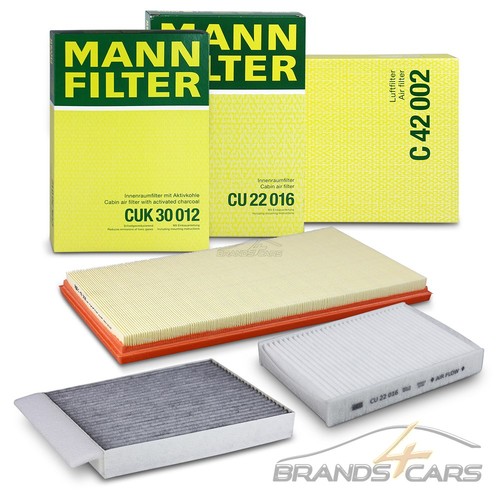 Mann innenraumfilter - 2x, +