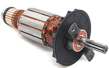 Bosch Rotor Anker Armature + Kohlebürsten für Bohrhammer GBH 4-32 DFR 1614010252