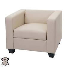 B-Ware Sessel Loungesessel Lille Leder, creme