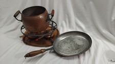 Fondue- Set, Kupfer,  inkl