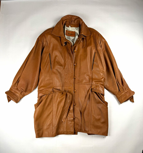 Clan herren lederjacke braun - herren,