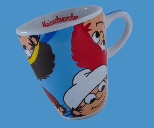 Mainzelmännchen tasse zdf - mainzelmännchen,