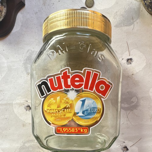 Nutella glas 1948 2001 - nutella, dm-glas