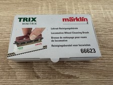 Trix 66623 für Z/N Loks Lokrad Reinigungsbürste guter Zustand in OVP