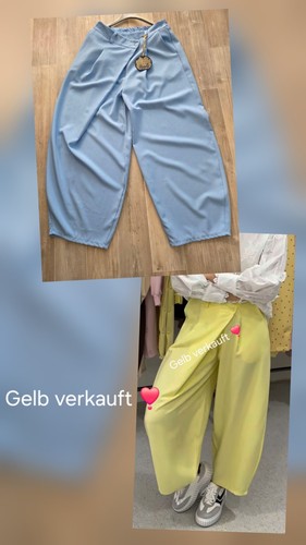 Bundfaltenhose palazzohose - ,