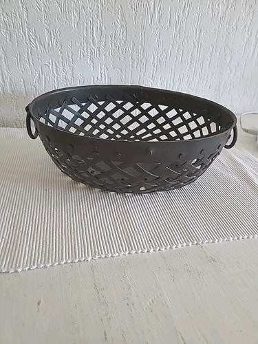 Alter metallkorb korb oval 26 - alter,