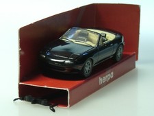 Herpa Mazda MX 5 Cabrio, schwarz - 021418 - 1:87