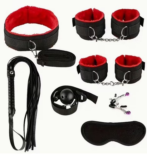 Teiliges sexuelle fesselset - 7-teiliges,