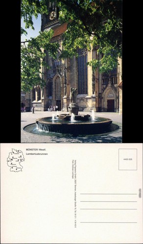 Ansichtskarte münster - ansichtskarte,