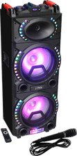 Ibiza Party Licht Sound 500W Säulenlautsprecher PA Lautsprecher Bluetooth DJ Karaoke 