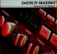 285090) Datsun Maxima - USA - Übergröße - Prospekt 12/1981