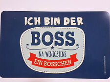 Brettchen Boss Arbeit Job Früstück Essbrettchen Gilde Melamin Spruch Geschenk