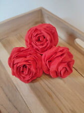 Krepppapier Blumen Hochzeit Geschenk Kirche Taufe Geburtstag Deko Rosen Papier