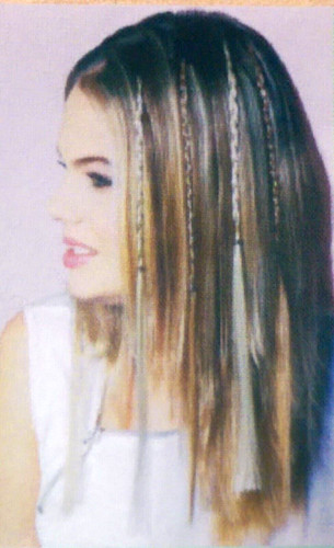 Schicke haarsträhne clip - haarsträhne, -clip