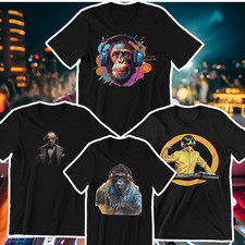 Herren T-Shirt Techno DJ