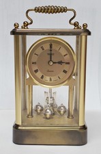 Tischuhr/ Kaminuhr - Messing -