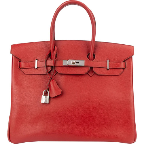 Hermès rouge epsom leather - rouge,