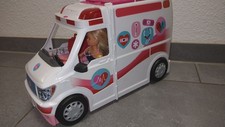 Barbie Krankenwagen mit Licht und Sound +Babystation +Zubehör