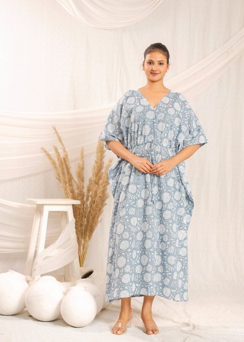 Handblock bedruckter kaftan - handblock,
