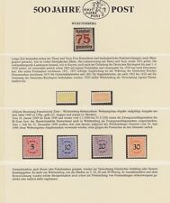 Württemberg - Los mit Dienstmarken/Wohnungsbau-Abgabe/Stempelmarken - b. ansehen