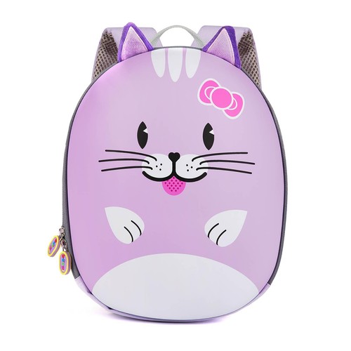 Kinder rucksack lila katze - rucksack,