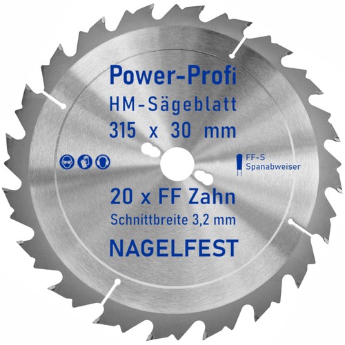 Kreis sägeblatt 315 30 - hm-kreis-sägeblatt, x