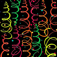 Neon Girlanden Set für Partys