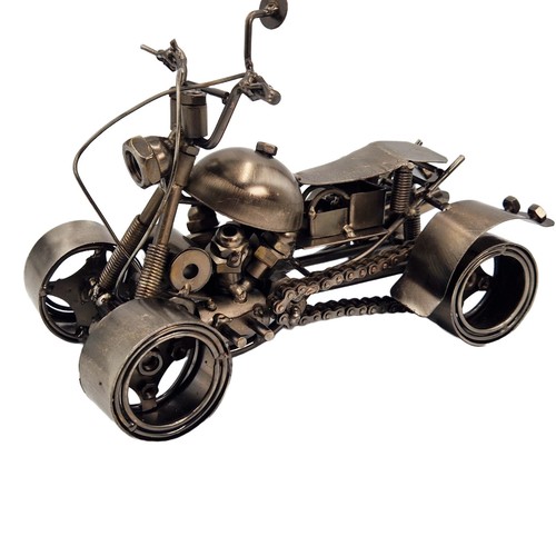 Quad atv metallskulptur - quad,