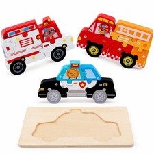 Holz Puzzle Set Kinder